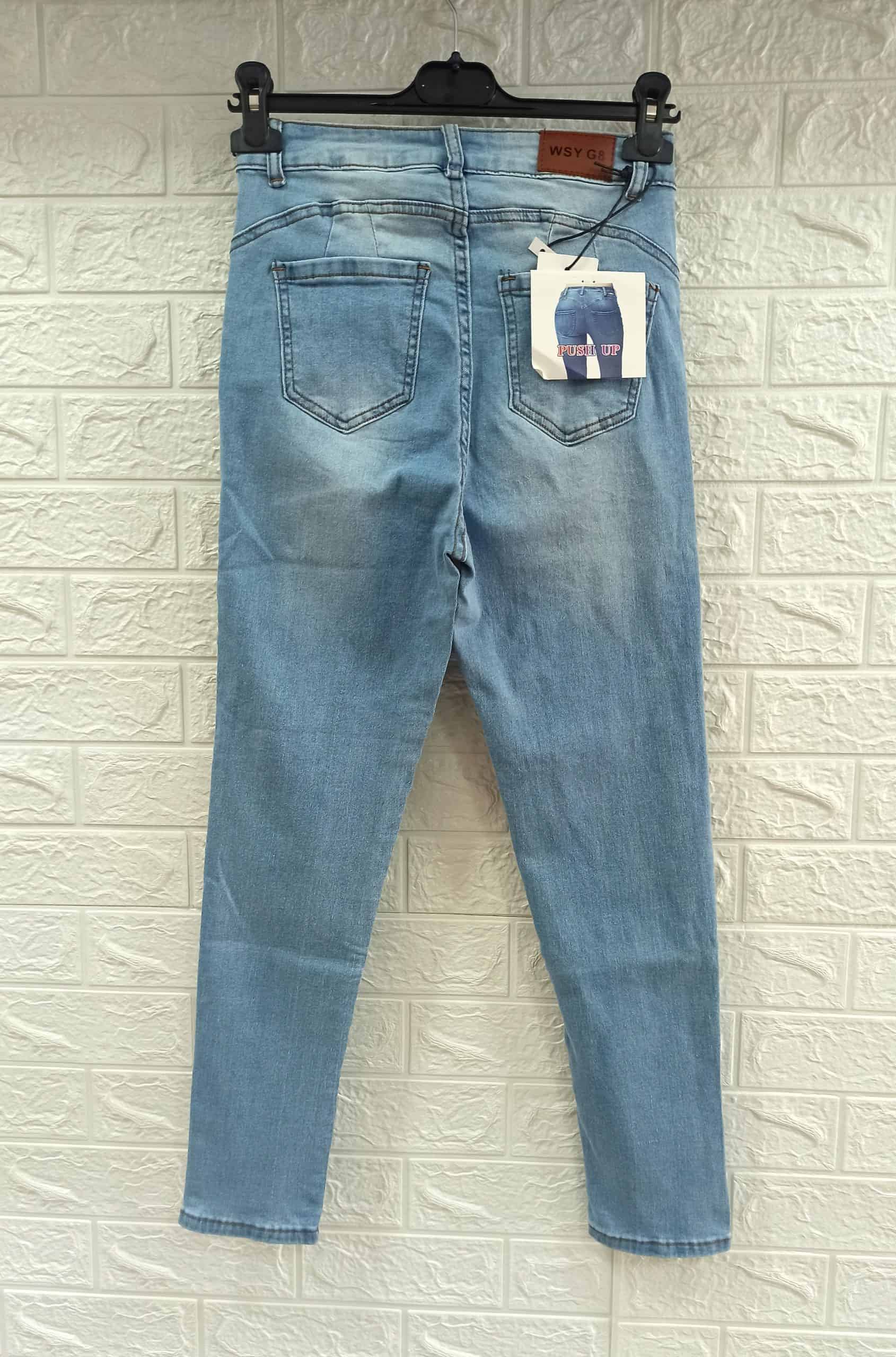Calças Push Up Denim Light - Image 2
